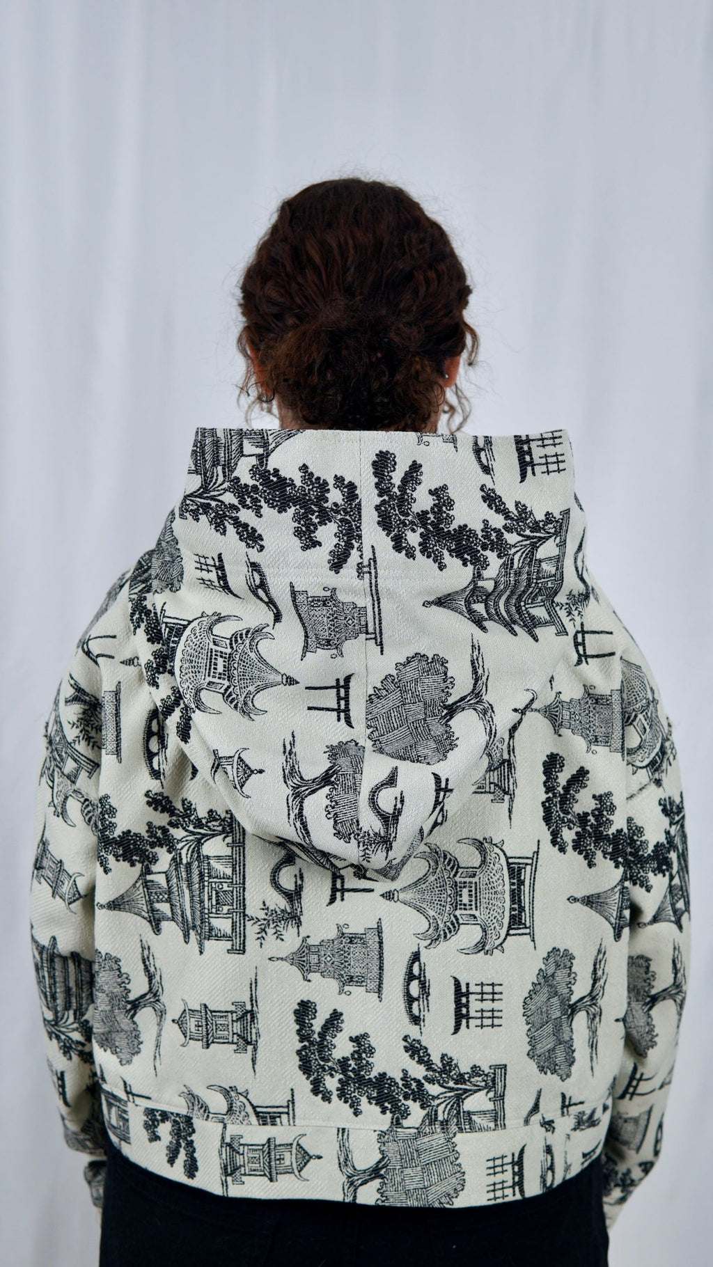 540 Ivory Toile Crop - Maison Habit