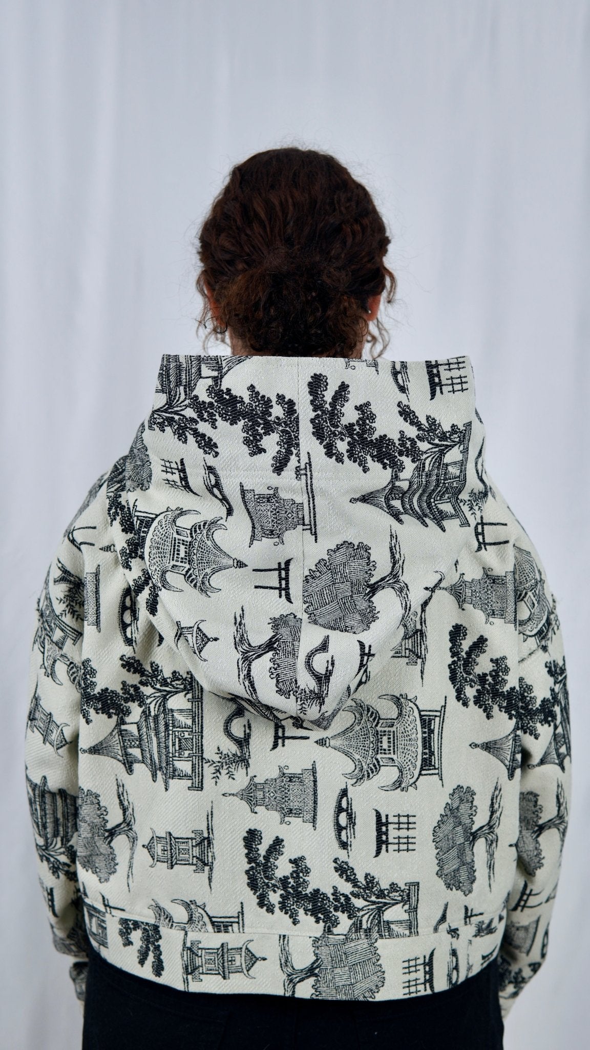 540 Ivory Toile Crop - Maison Habit