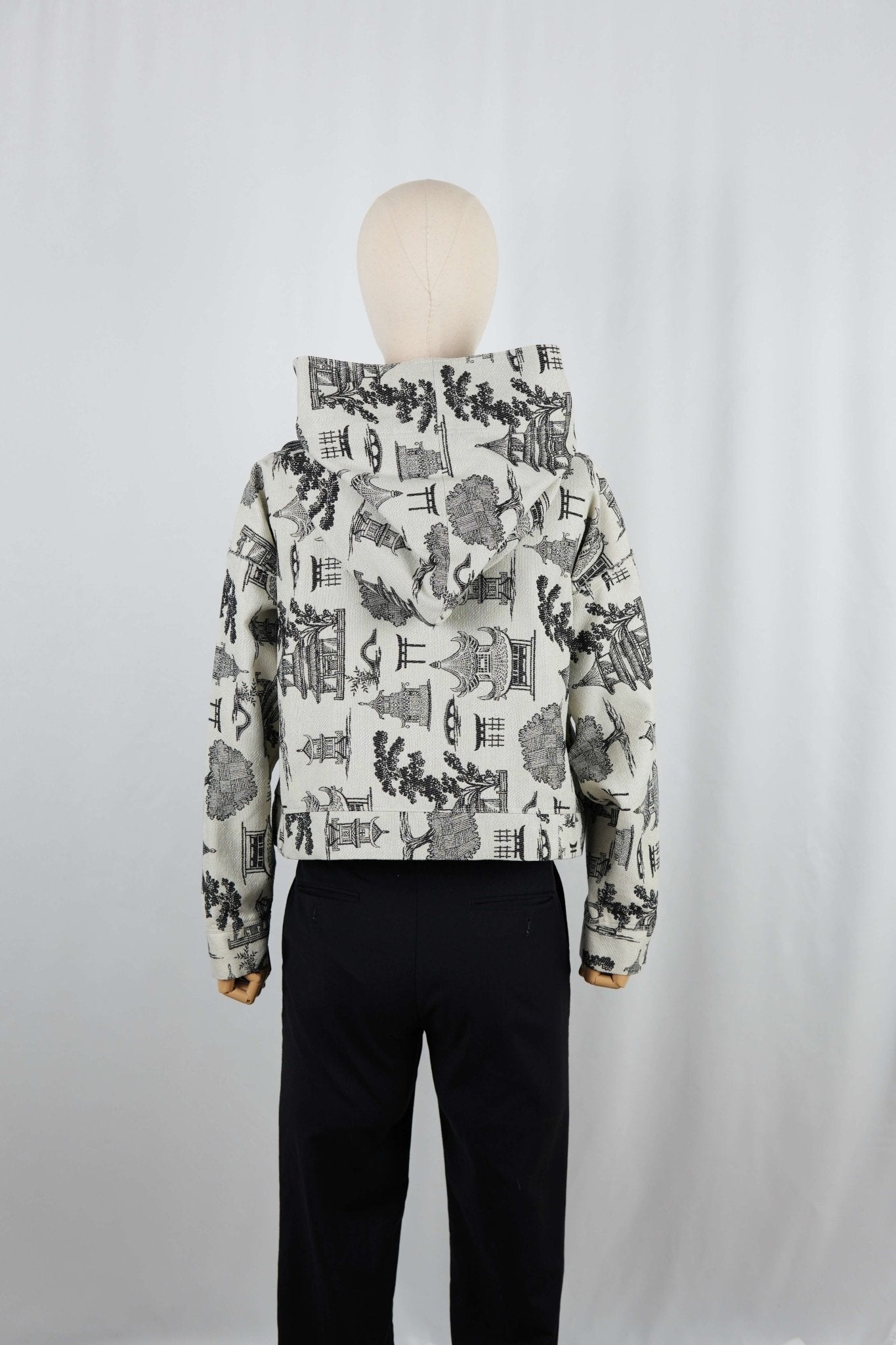 540 Ivory Toile Crop - Maison Habit